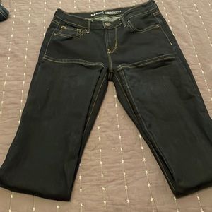 Old Navy Curvy Mid-Rise Straight Legged Jeans. Size 2. Dark Blue Wash. NWT.